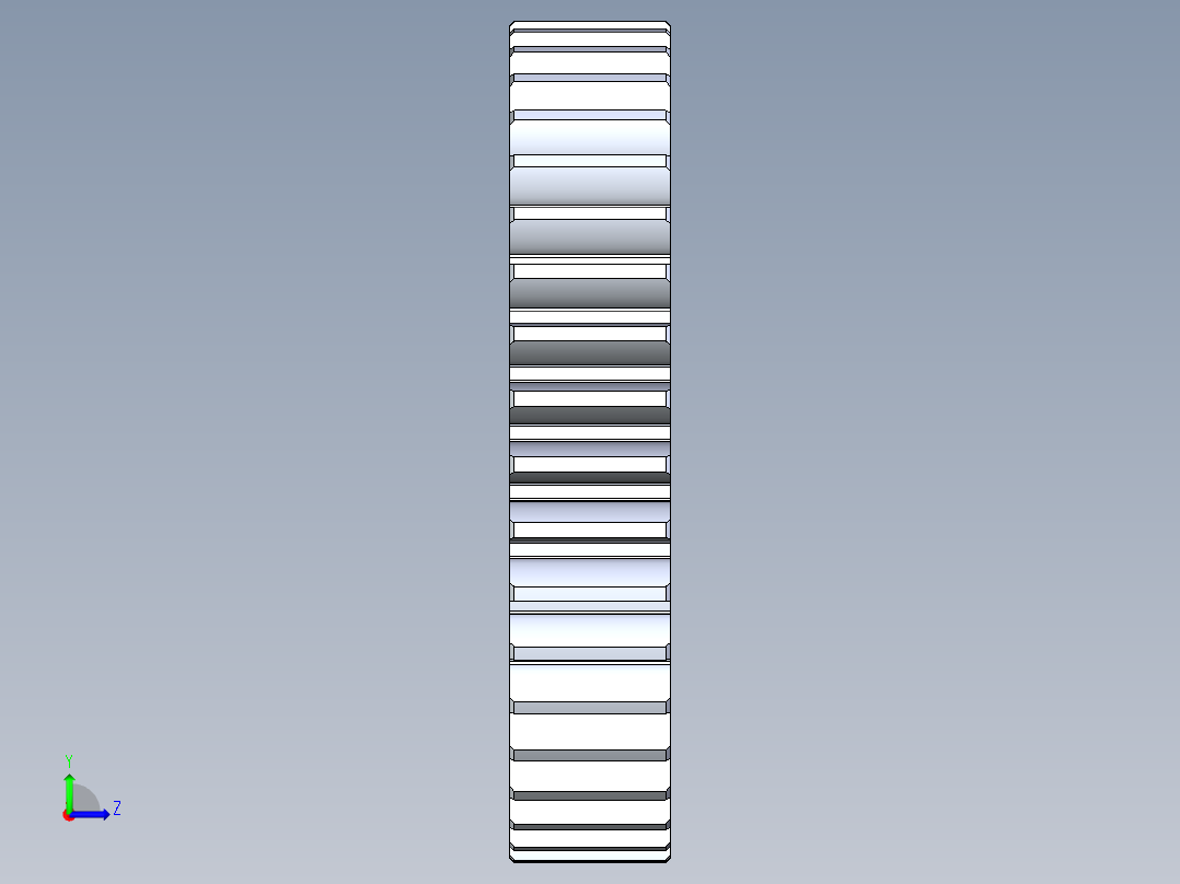 正齿轮压力角20 -64dp-20pa-40t spur gear左视图