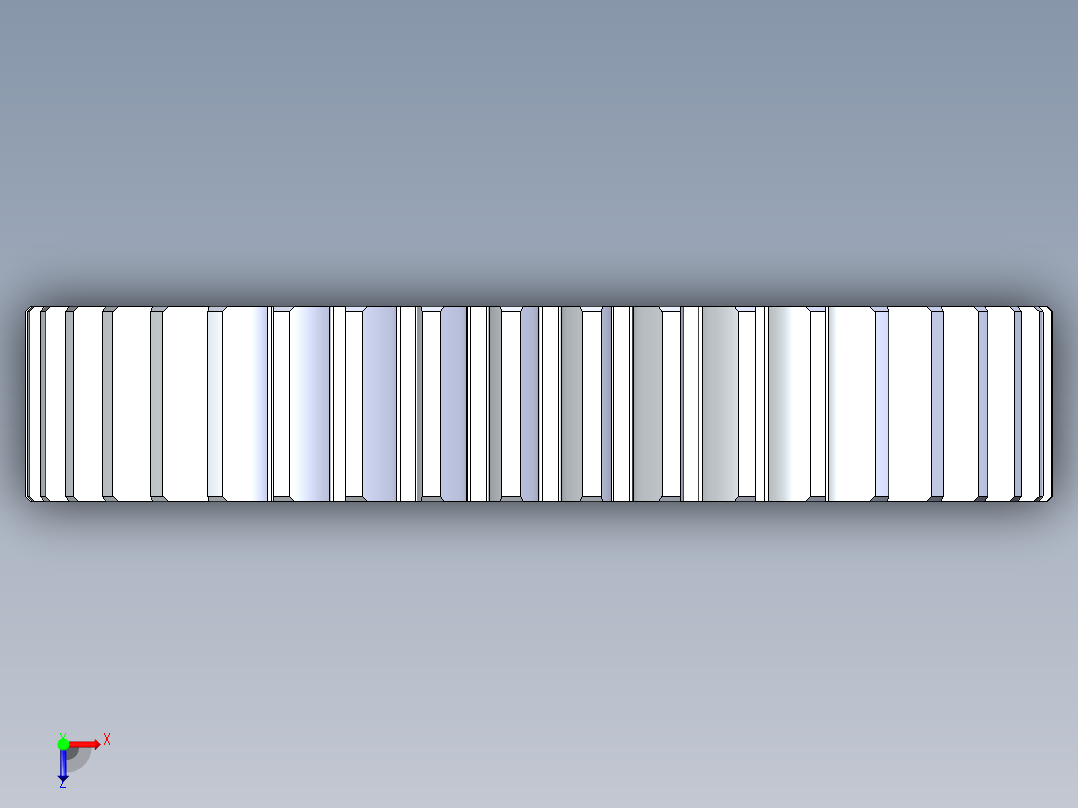 正齿轮压力角20 -64dp-20pa-40t spur gear俯视图