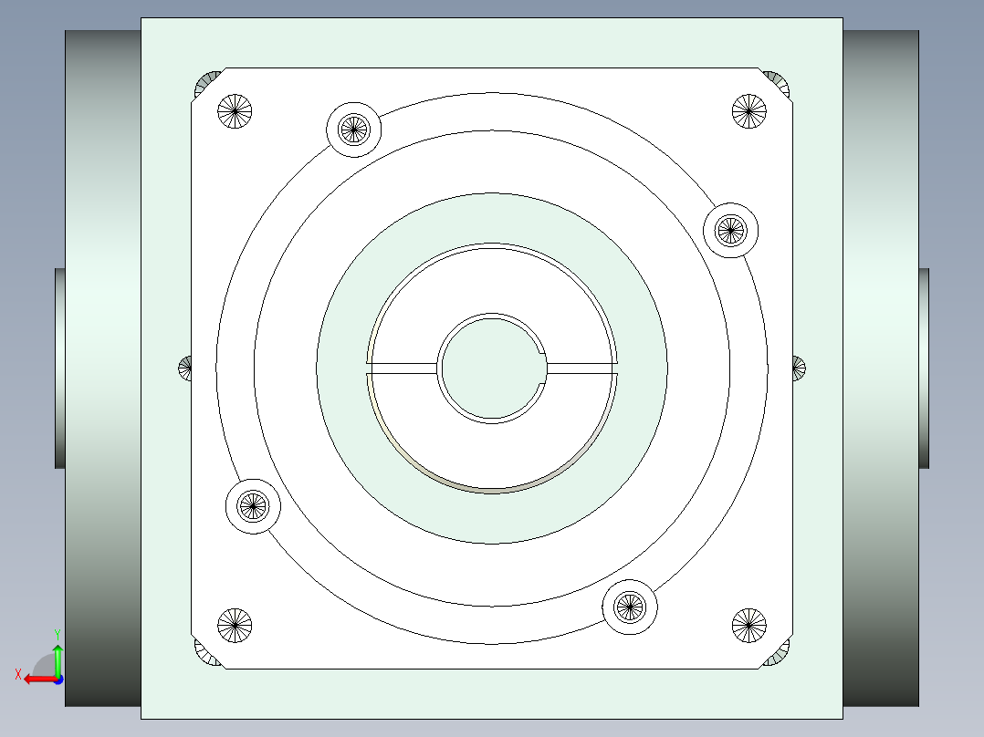 换向器PW140双孔 PLX120-L2 22-110-145-M8.stp后视图