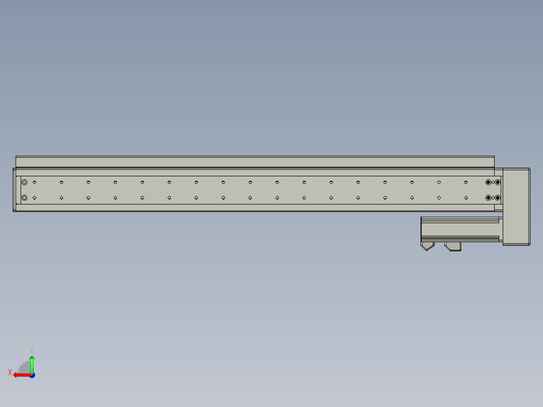VF丝杆传动-一般环境VT6-S560-BL后视图