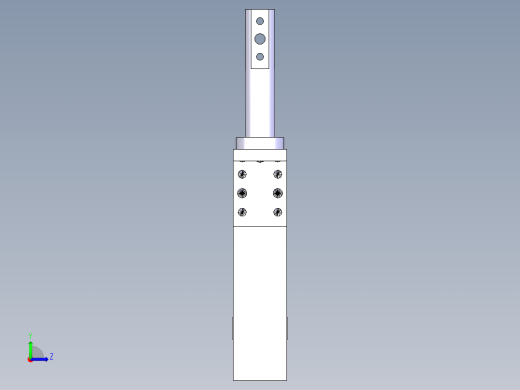 德克斯TUNKERS气缸数模SZV_1_40_A12_T12_TUENKERS左视缩略图