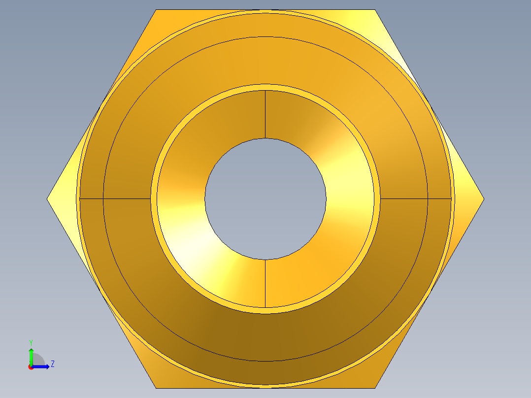 扩口式工业通用硬管接头Union Reducer 42F-10-6左视图