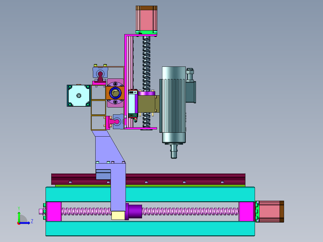 聚丙烯板塑料板加工设备左视图