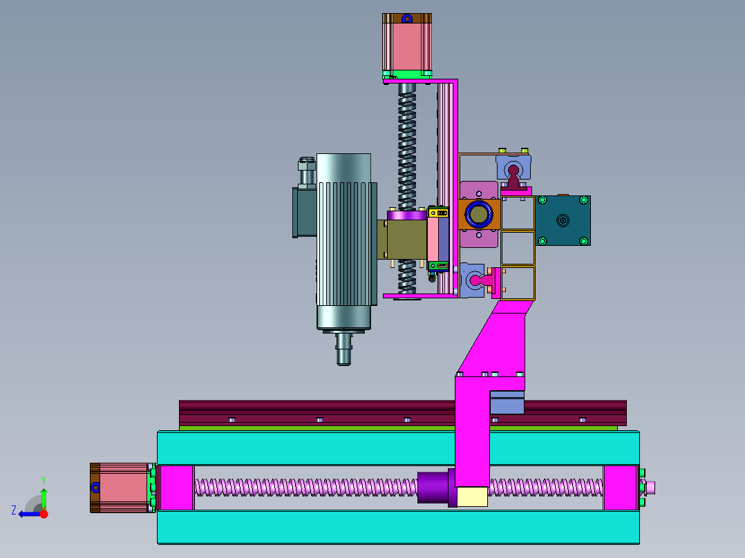 聚丙烯板塑料板加工设备右视图