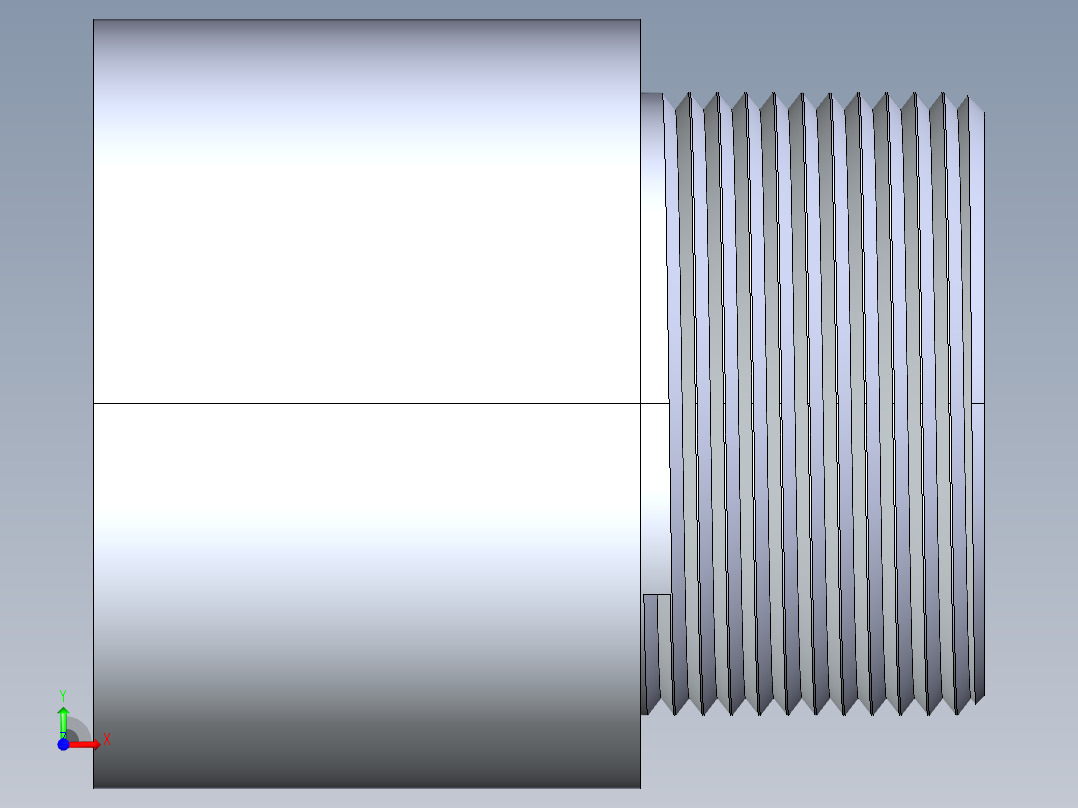 聚氯乙烯配件15-Sch80_MaleAdapter_SxMPT_836-015 _1.5in前视图