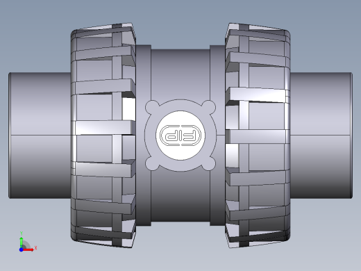 6SXEJV 女性端溶剂焊接EasyFit球形止回阀，JIS系列前视缩略图