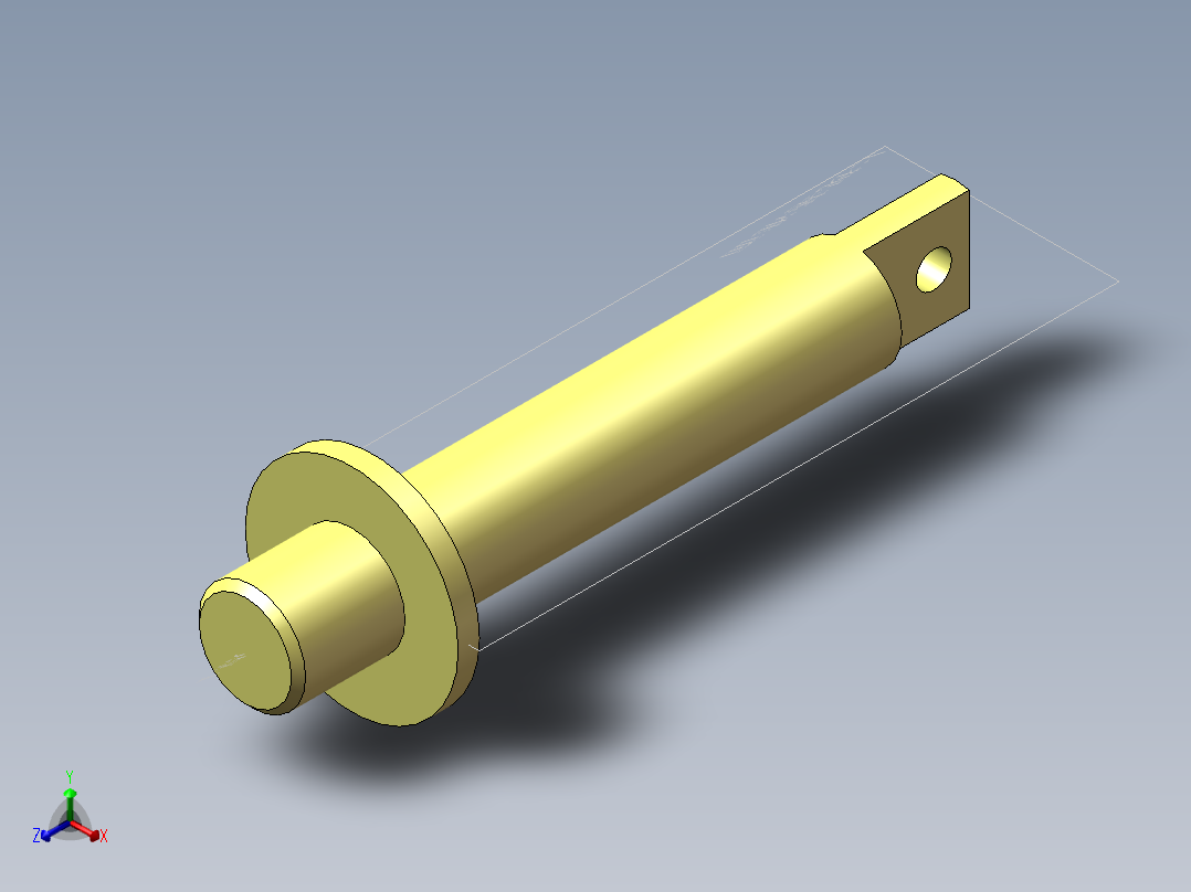 S8 推力支杆正等轴测图