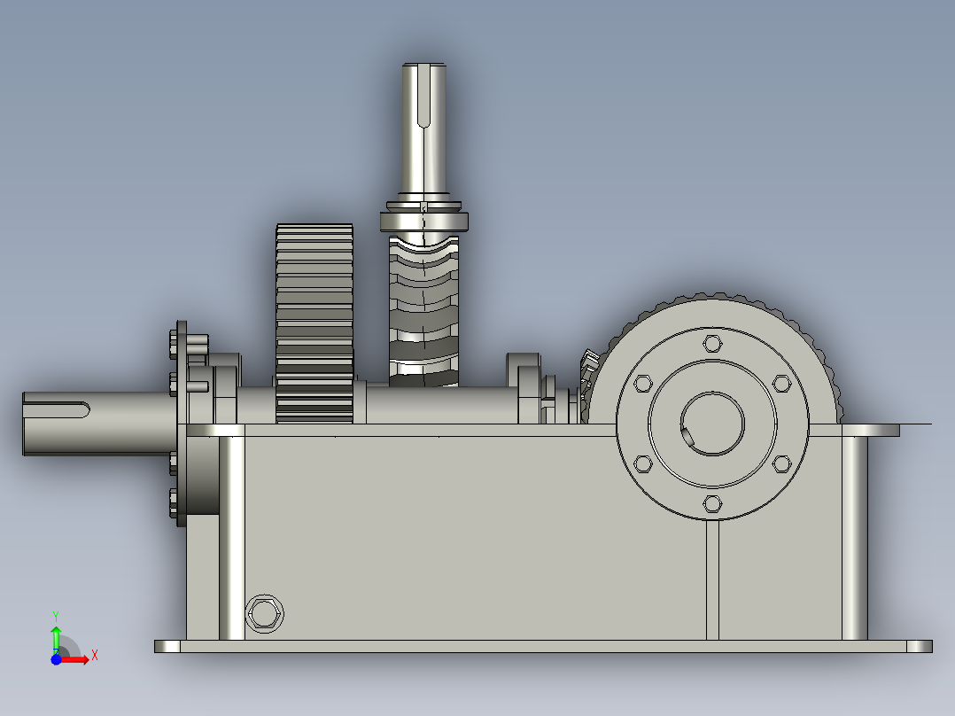 齿轮啮合 (63)前视图
