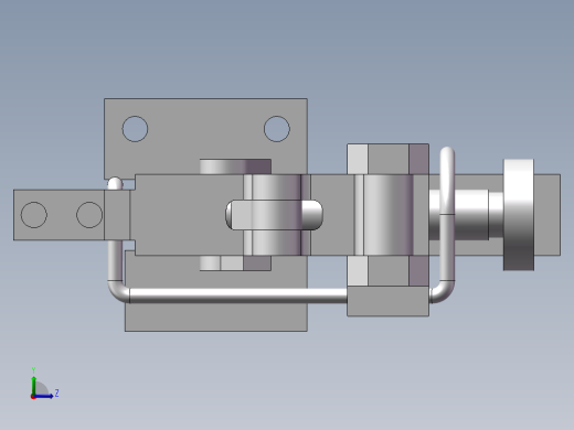 带自锁夹具左视缩略图