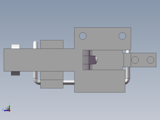 带自锁夹具右视缩略图