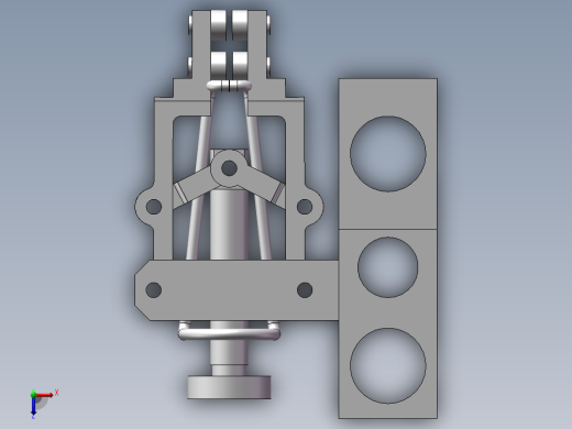带自锁夹具俯视缩略图