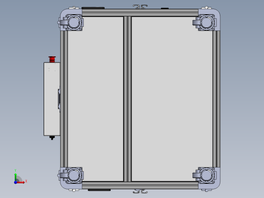 型材机架模型前视缩略图