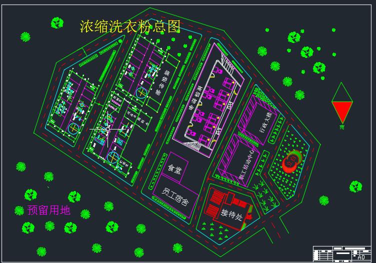 年产2万吨超浓缩洗衣粉化工厂可行性设计含CAD图纸+说明书