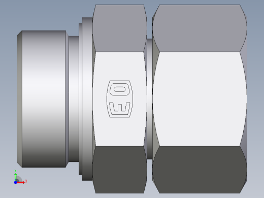 卡套式工业通用硬管接头EO_Swivel_connector_EGE30SMEDCF前视缩略图