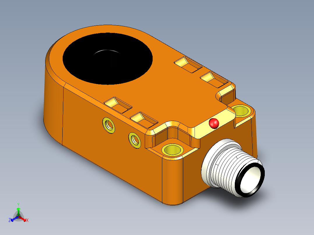 接近传感器PC08-C2正等轴测图