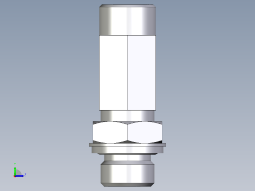卡套式工业通用硬管接头EO_Adjustable_locknut_run_tee_LEE15LROMDCF左视缩略图