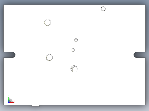 叉形支架钻10孔三维夹具图前视缩略图