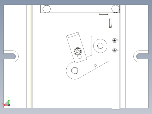 叉形支架钻10孔三维夹具图后视缩略图