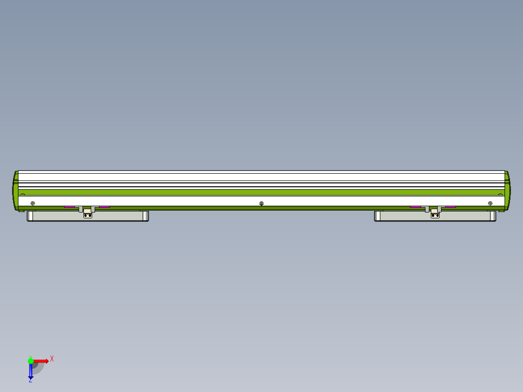 威洛博LC系列3d模型模组2LC14S2Y-S350俯视图