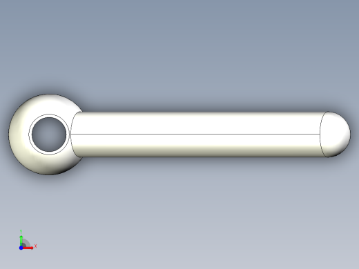 把手2447(B)-3D多系列多零件图纸模型前视缩略图