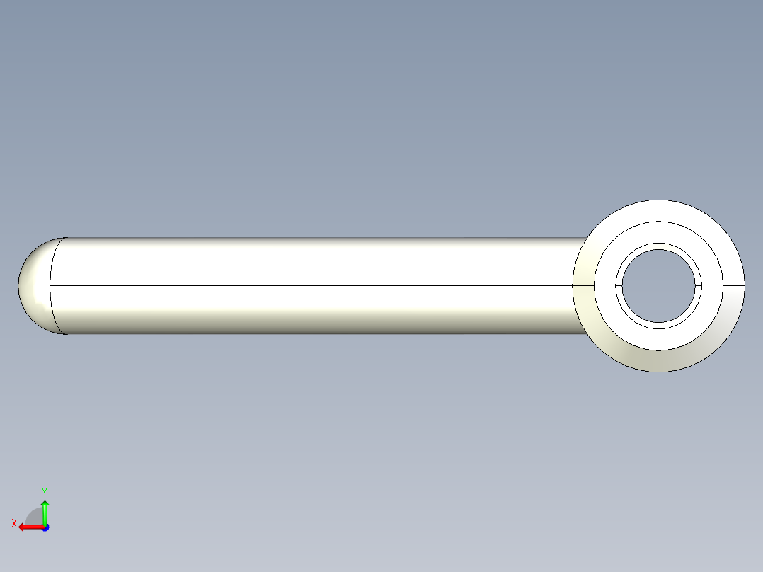 把手2447(B)-3D多系列多零件图纸模型后视图