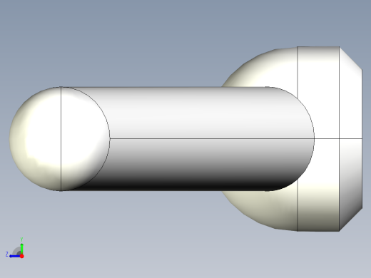 把手2447(B)-3D多系列多零件图纸模型右视缩略图