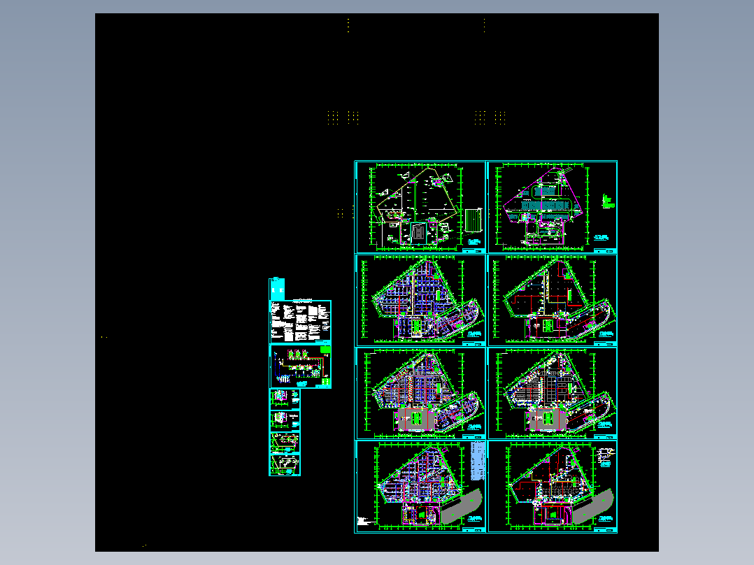 某大型广场空调设计图