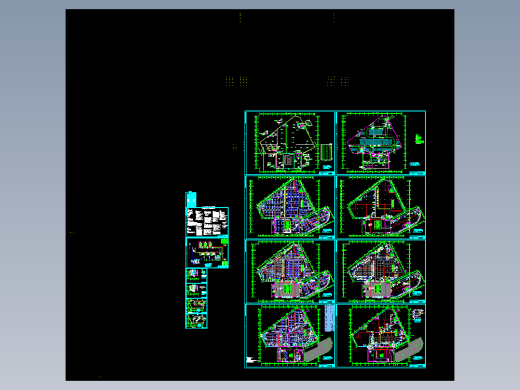 某大型广场空调设计图
