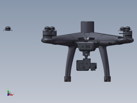 精灵4无人机大疆三维Step前视缩略图