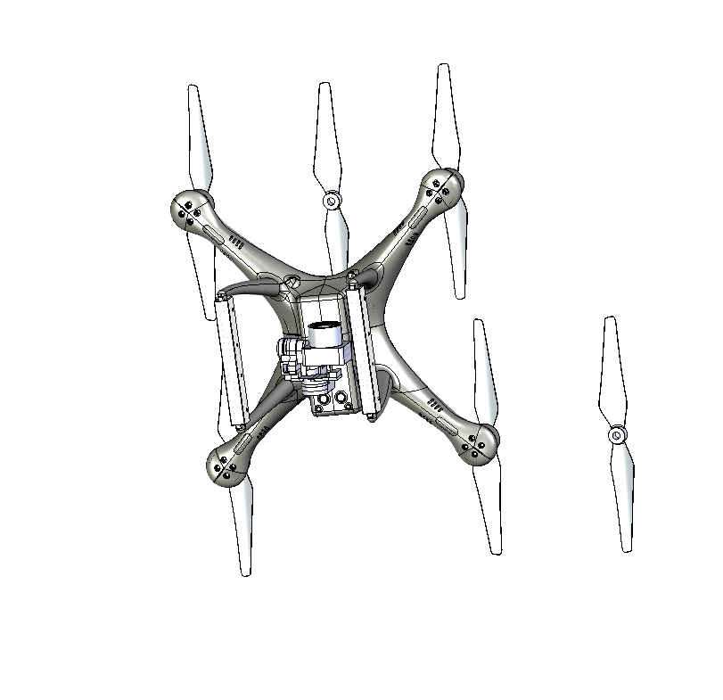 精灵4无人机大疆三维Step