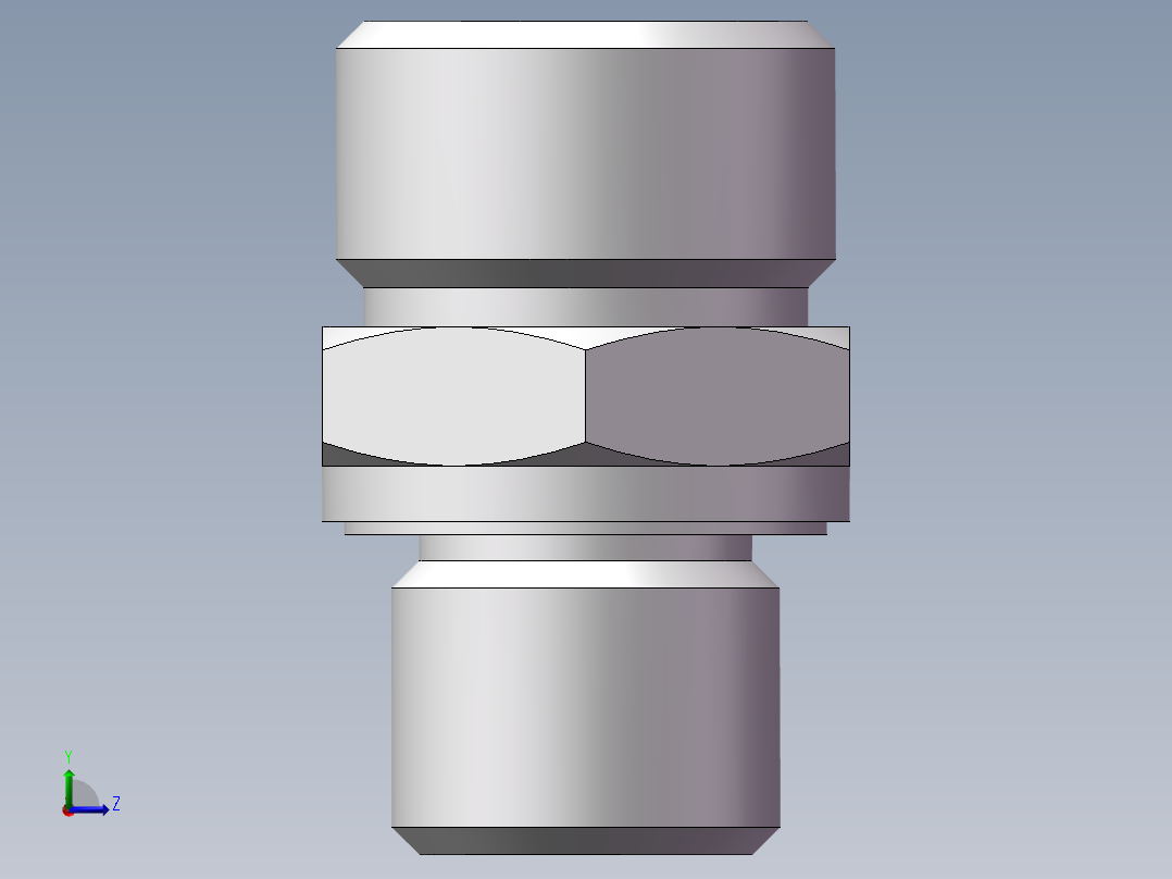 公制螺纹ED密封、1CM-18-14WD非标左视图