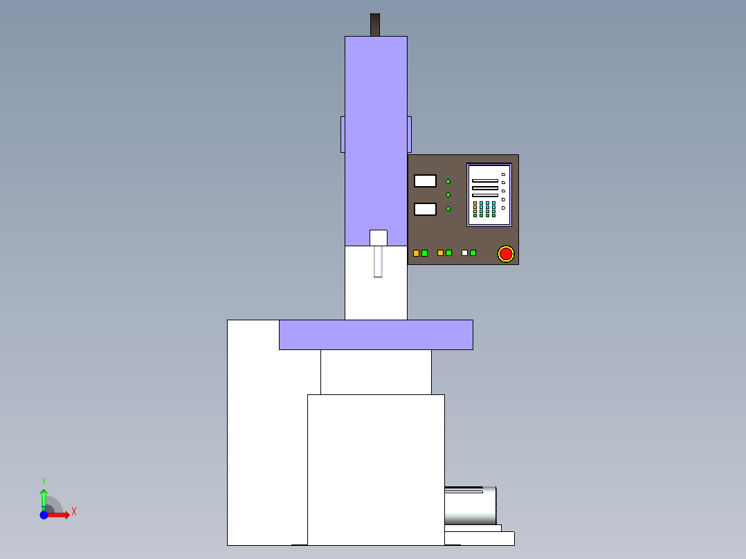 A2004257-CM240Z 电火花线切割机前视图