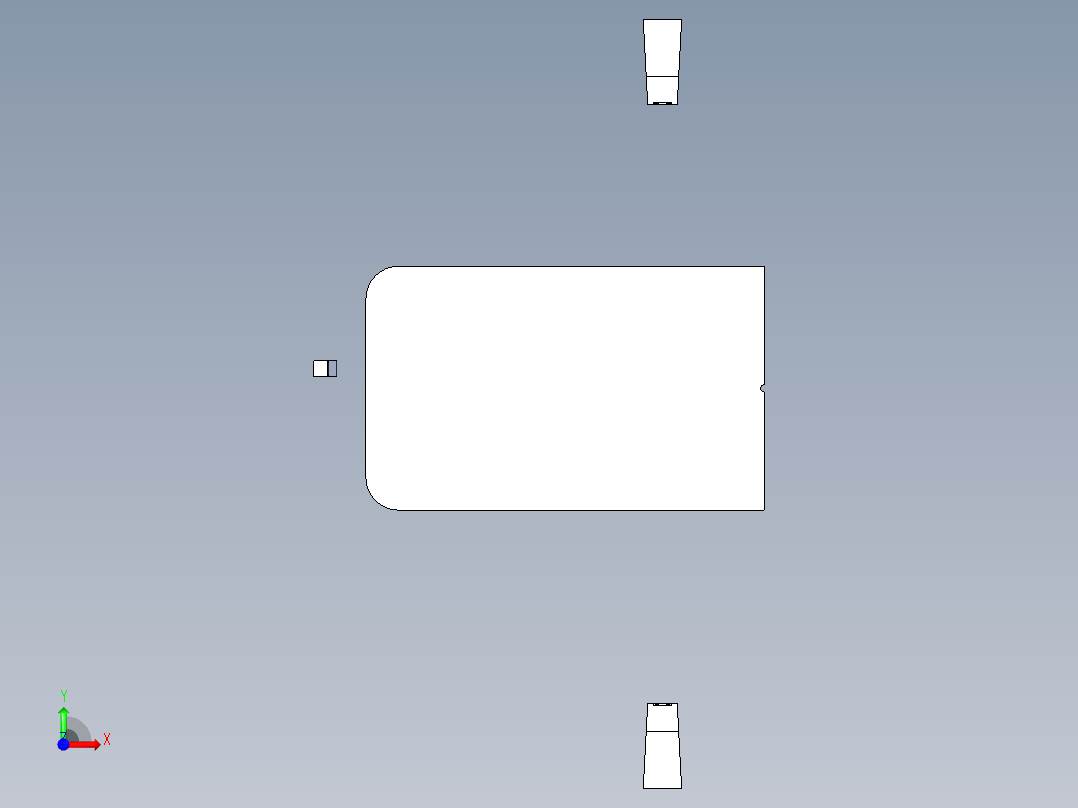 A2004955-门把手边框的凸起和凹槽前视图