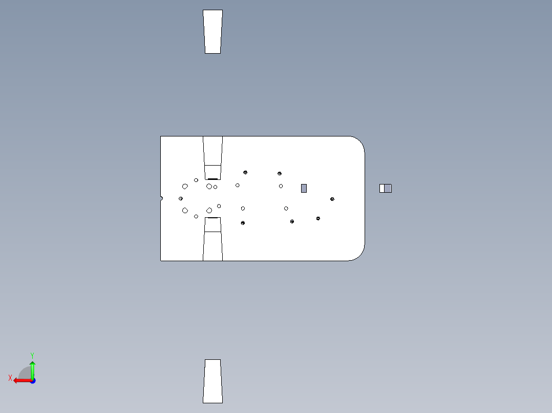 A2004955-门把手边框的凸起和凹槽后视图