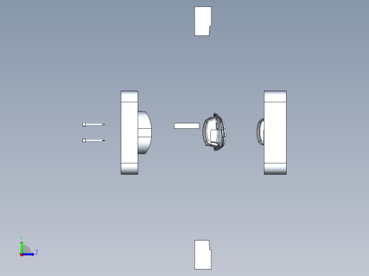 A2004955-门把手边框的凸起和凹槽左视缩略图