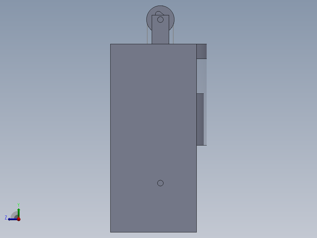 活塞工作右视图