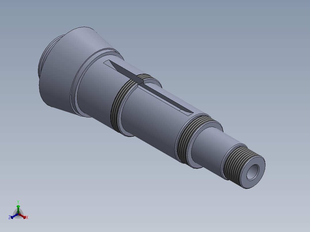 高教杯第十三届赛题电感分度头正等轴测图