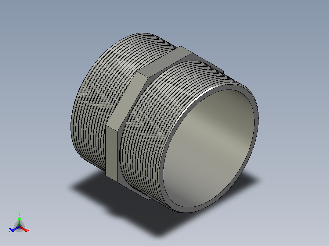 螺纹管对丝-六角等径 DN80