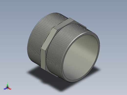 螺纹管对丝-六角等径 DN80