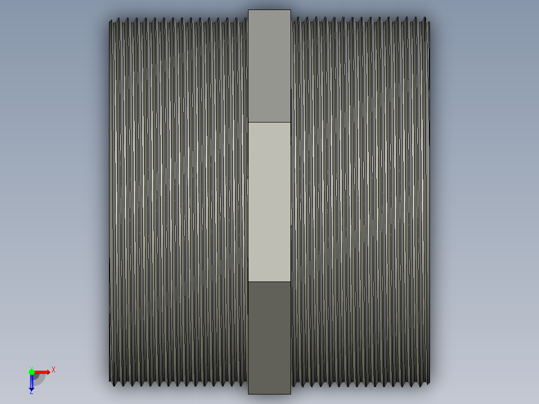 螺纹管对丝-六角等径 DN80俯视图
