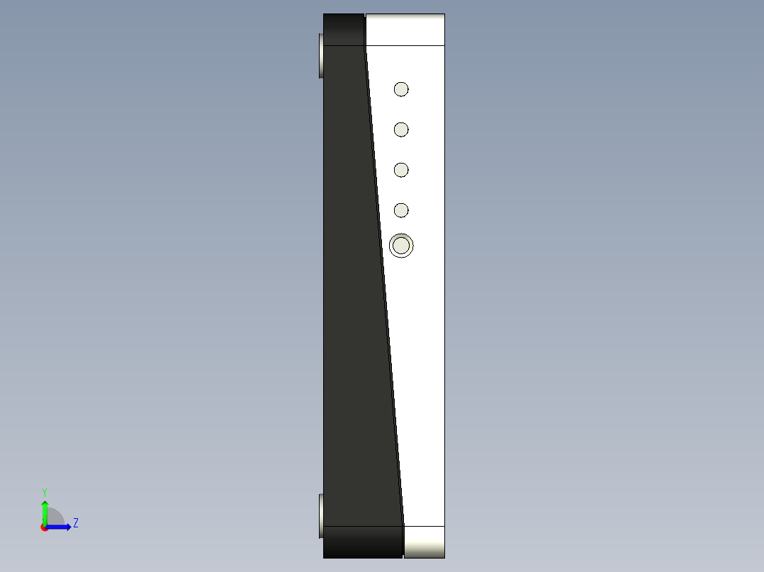 36W 9 12 15 19V DC不间断电源--stp左视图