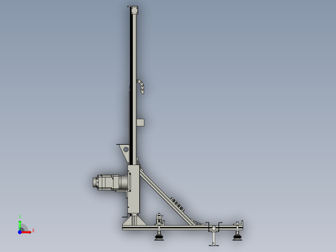 镜子组装-0000纸皮吸取机械手-8262-0510-B前视图