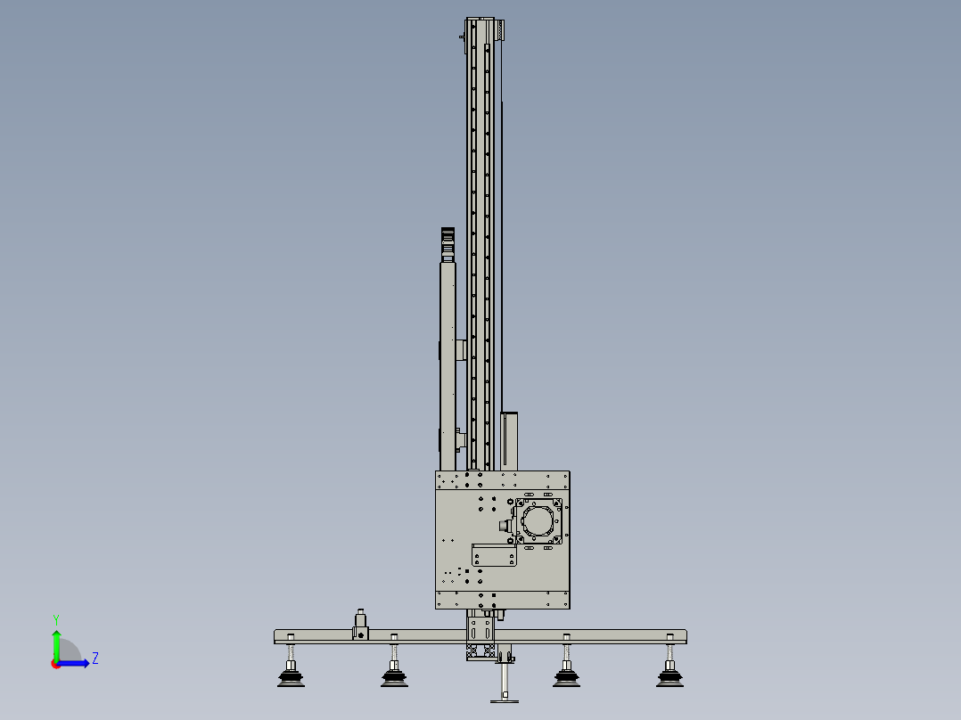 镜子组装-0000纸皮吸取机械手-8262-0510-B左视图