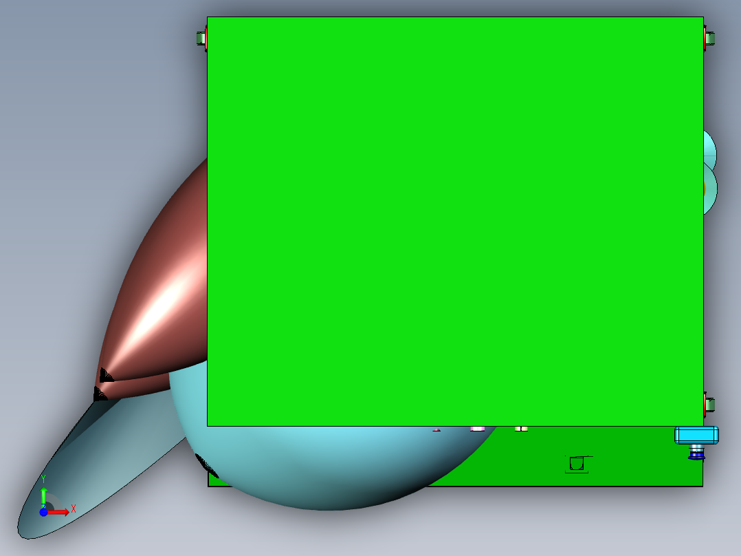 笔记本触控用的检测设备前视图