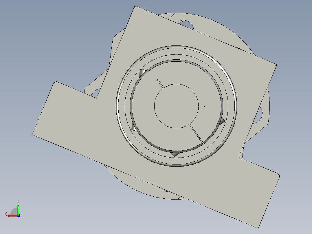 HX2115-02-04-00前后对中传动装置后视图