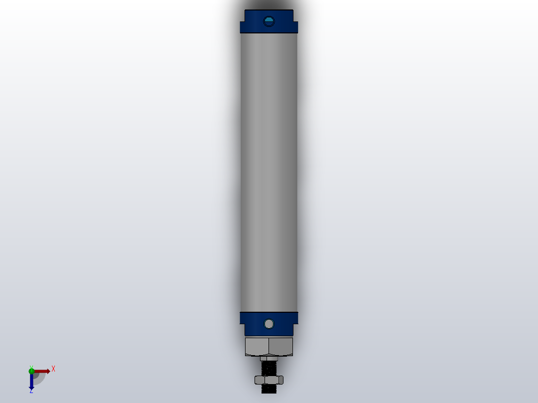 FY-MAL铝合金迷你气缸系列[FY-MAL-U32×150-S]俯视图