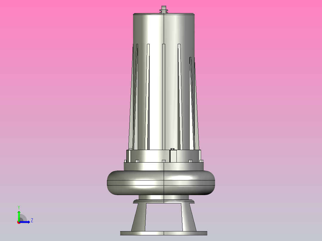 WQZ系列自冲搅拌型潜水排污泵[80WQZ50-20-5.5(硬管联接)]左视图
