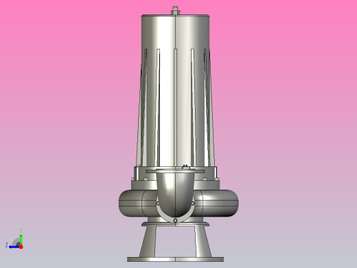 WQZ系列自冲搅拌型潜水排污泵[80WQZ50-20-5.5(硬管联接)]右视缩略图