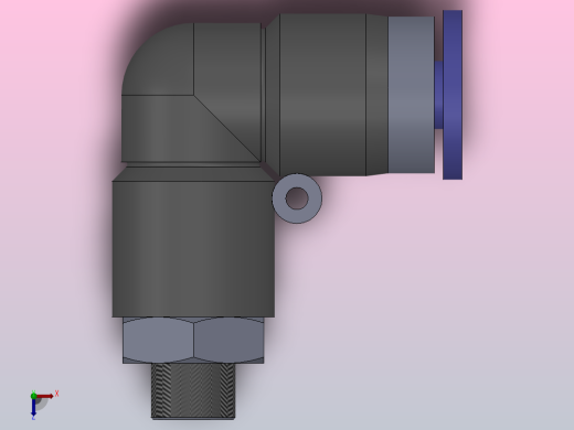IPL L型螺纹弯头_IPL04-M6俯视缩略图