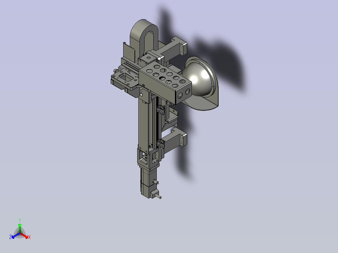 CCD检测组件主视图